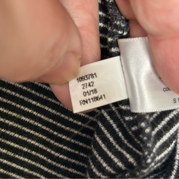 Lane Bryant Gray Striped Midi Dress - Picture 6 of 8